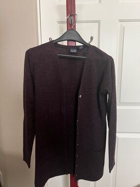Hillard & Hanson Women’s Plumb Long Belted Cardigan